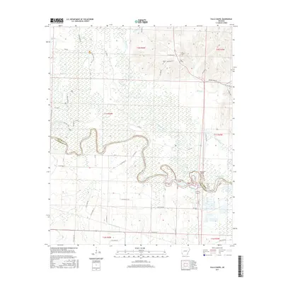 2017 Map of Falls Chapel, 2017 Print