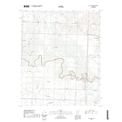 2020 Map of Falls Chapel, 2020 Print