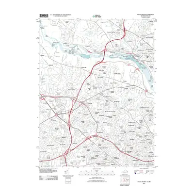 2011 Map of Falls Church, 2011 Print