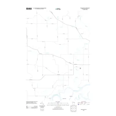 2013 Map of Falls City, 2013 Print
