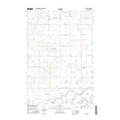 2015 Map of Falls City, 2015 Print
