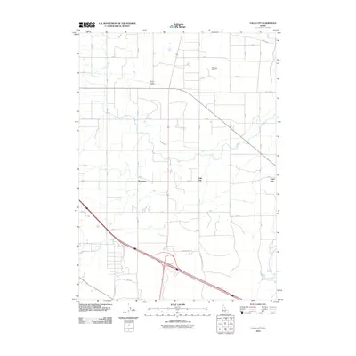 2010 Map of Falls City, 2010 Print