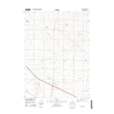 2013 Map of Falls City, 2013 Print