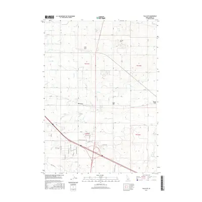 2017 Map of Falls City, 2017 Print