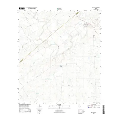 2016 Map of Falls City, 2016 Print