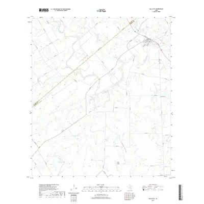 2019 Map of Falls City, 2019 Print