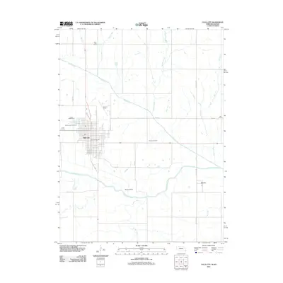 2011 Map of Falls City, 2011 Print