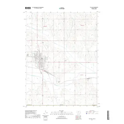 2017 Map of Falls City, 2017 Print