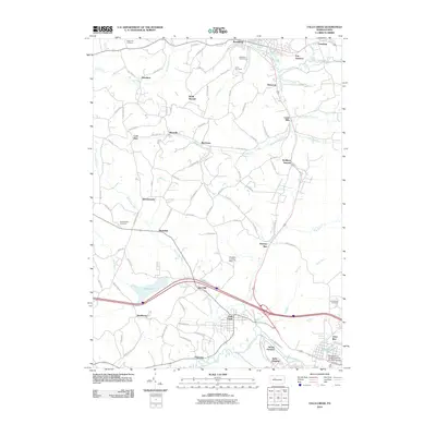 2010 Map of Falls Creek, 2010 Print