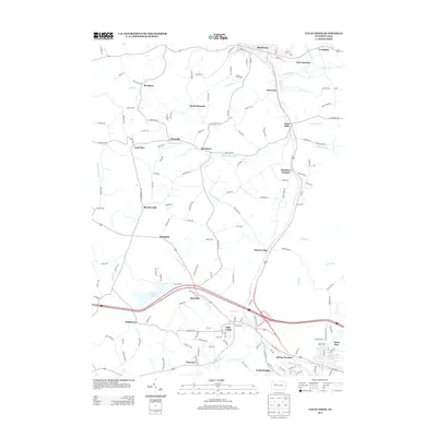 2013 Map of Falls Creek, 2013 Print