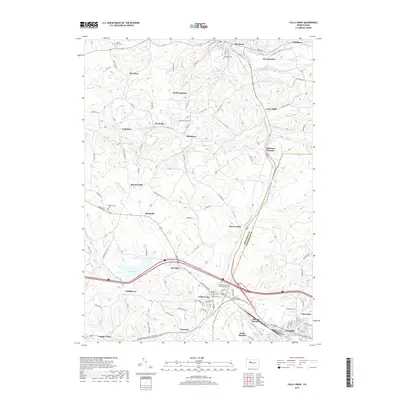 2019 Map of Falls Creek, 2019 Print