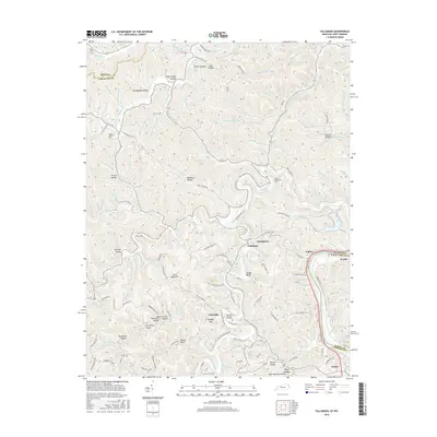 2016 Map of Fallsburg, 2016 Print