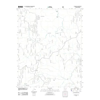 2011 Map of Fallsville, 2011 Print
