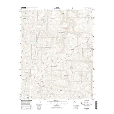 2014 Map of Fallsville, 2014 Print