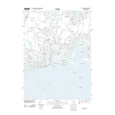 2012 Map of Falmouth, 2012 Print