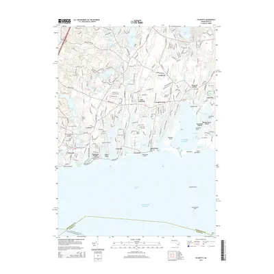 2015 Map of Falmouth, 2015 Print
