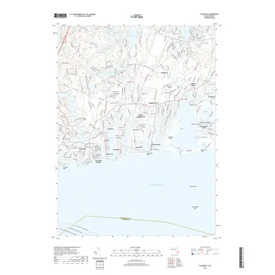 2018 Map of Falmouth, 2018 Print