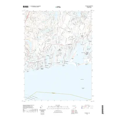 2021 Map of Falmouth, 2021 Print
