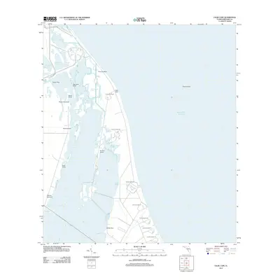 2012 Map of False Cape, 2012 Print