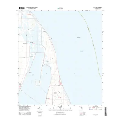 2015 Map of False Cape, 2015 Print