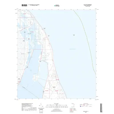 2018 Map of False Cape, 2018 Print