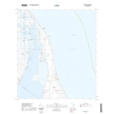 2021 Map of False Cape, 2021 Print