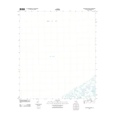2012 Map of False Mouth Bayou, 2012 Print