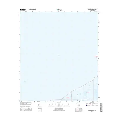 2015 Map of False Mouth Bayou, 2015 Print