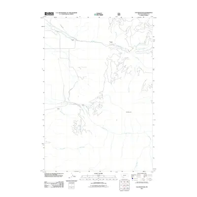2011 Map of Fan Mountain, 2011 Print