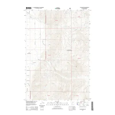 2014 Map of Fan Mountain, 2014 Print
