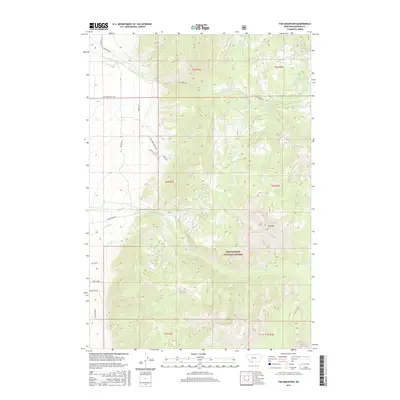 2017 Map of Fan Mountain, 2017 Print