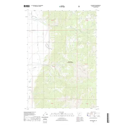 2020 Map of Fan Mountain, 2020 Print