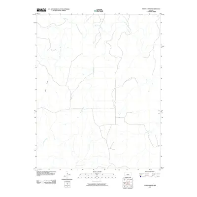 2009 Map of Fancy Canyon, 2009 Print