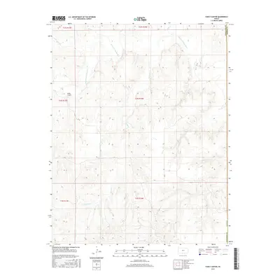 2015 Map of Fancy Canyon, 2015 Print
