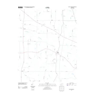 2013 Map of Fancy Farm, 2013 Print