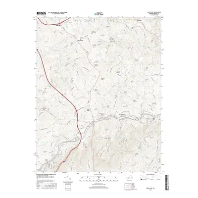 2016 Map of Fancy Gap, 2016 Print