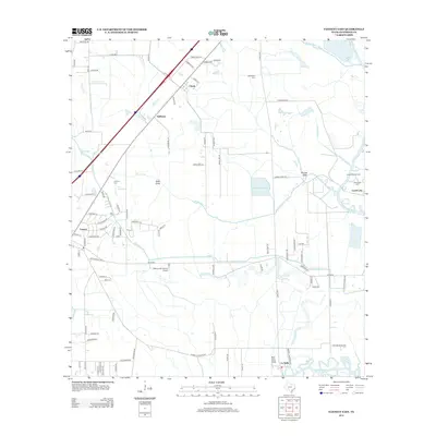 2013 Map of Fannett East, 2013 Print