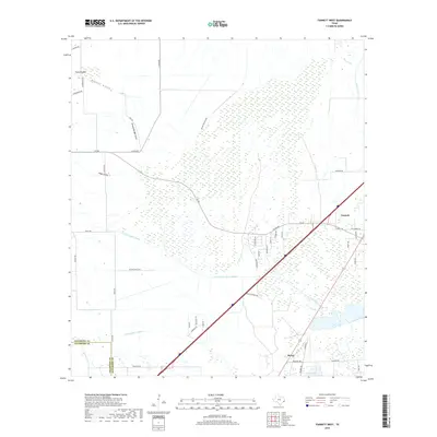 2019 Map of Fannett West, 2019 Print
