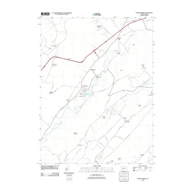 2010 Map of Fannettsburg, 2010 Print
