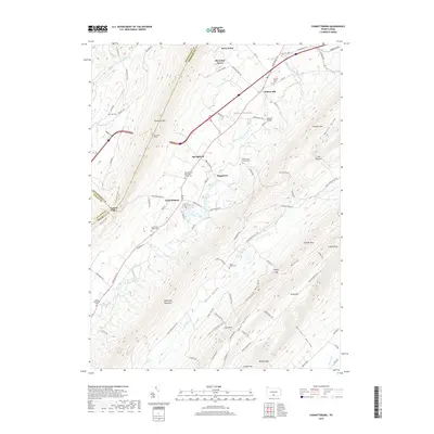 2019 Map of Fannettsburg, 2019 Print