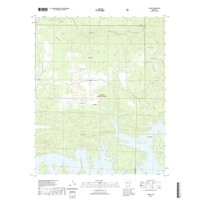 2020 Map of Fannie, 2020 Print