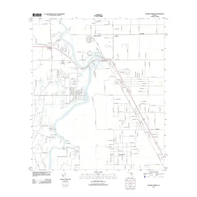 2012 Map of Fanning Springs, 2012 Print