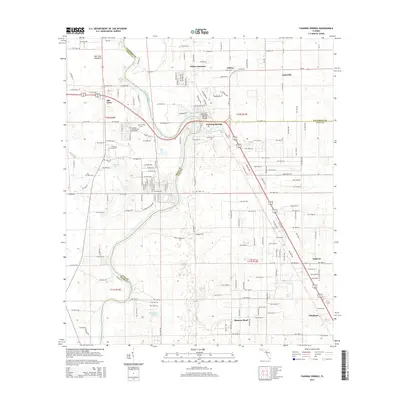 2015 Map of Fanning Springs, 2015 Print