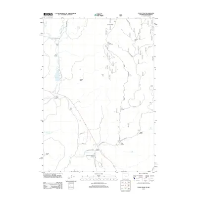 2012 Map of Fanny Peak, 2012 Print