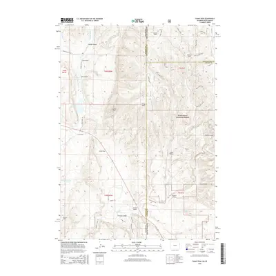 2015 Map of Fanny Peak, 2015 Print