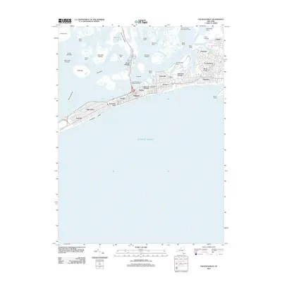 2012 Map of Far Rockaway, 2012 Print