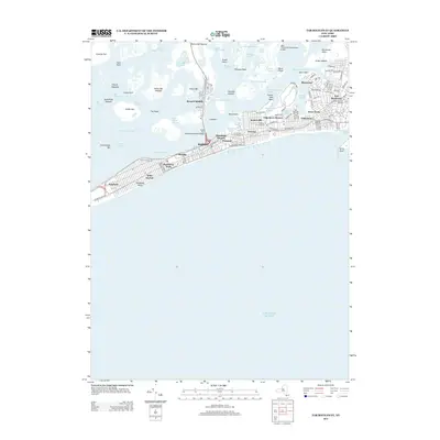 2013 Map of Far Rockaway, 2013 Print