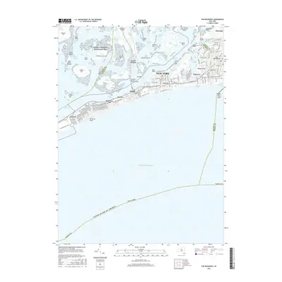 2016 Map of Far Rockaway, 2016 Print