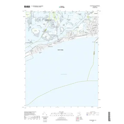 2019 Map of Far Rockaway, 2019 Print