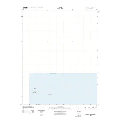 2012 Map of Farallon Islands OE N, 2012 Print